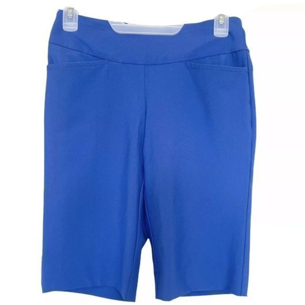 Tail White Label Womens Stretch Shorts Size 2 Golf Casual Preppy Blue Colorful